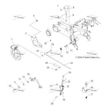 BRAKE, REAR