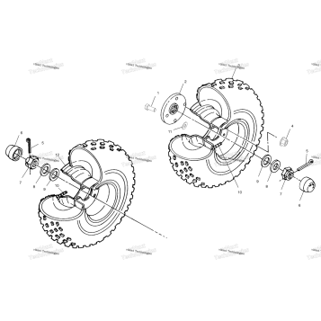 REAR & MIDDLE WHEEL A02CL50AA/DA