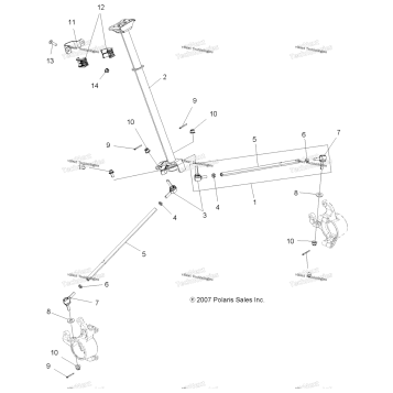 STEERING, STEERING POST ASM
