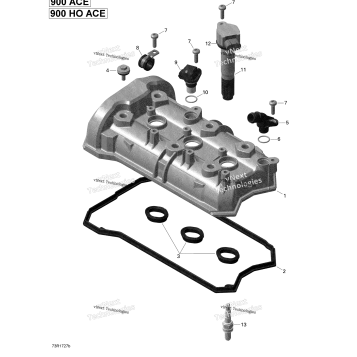 VALVE COVER - 900-900 HO ACE