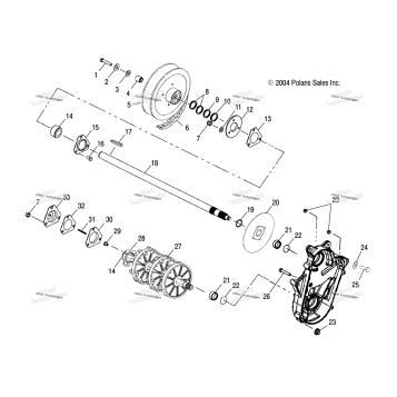 DRIVE TRAIN /7CSA/NP7CS/7CSA/7CSB/NE8CS/8CSA/NP8CS/8CSA/8CSB