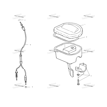 CONTROLS THROTTLE ASM/CABLE