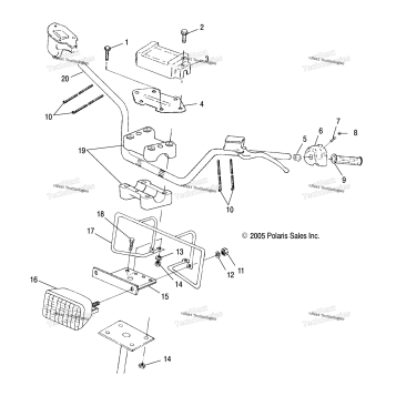 HANDLEBAR/HEADLIGHT