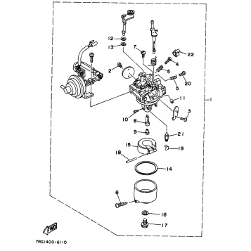 CARBURETOR 1 EF4600DEX AUTO CHOKE