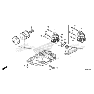 OIL PAN@OIL PUMP