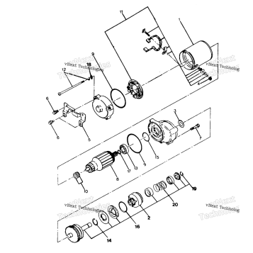 STARTING MOTOR ASSEMBLY 250 2X4 UPDATE
