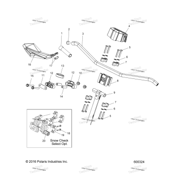 STEERING, UPPER & HANDLEBAR ASM. ALL OPTIONS