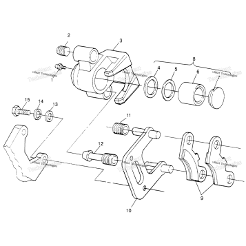 FRONT BRAKE XPLORER 300