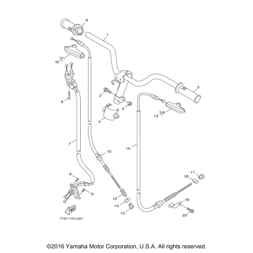 STEERING HANDLE CABLE