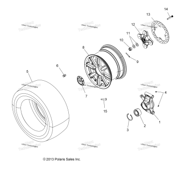 WHEELS, REAR & HUB