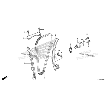 CAM CHAIN@TENSIONER