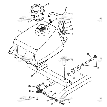 FUEL TANK MAGNUM 4X4 & SWEDISH MAGNUM 4X4 S968144