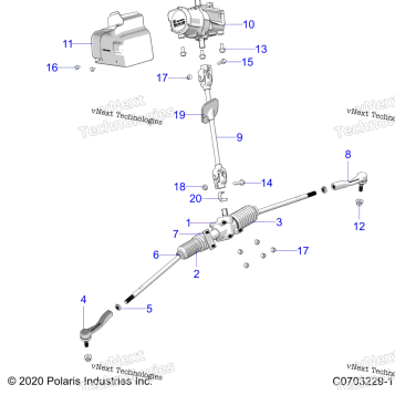 STEERING, LOWER STEERING ASM