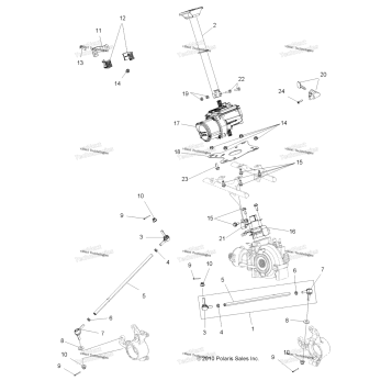STEERING, STEERING POST ASM