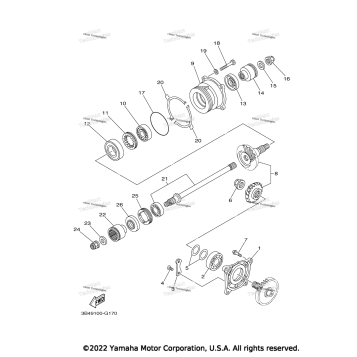 MIDDLE DRIVE GEAR