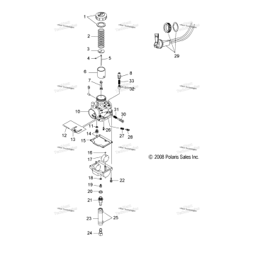 ENGINE, CARBURETOR & CHOKE