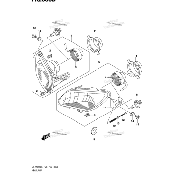 HEADLAMP (LT-A400FZL5 P33)
