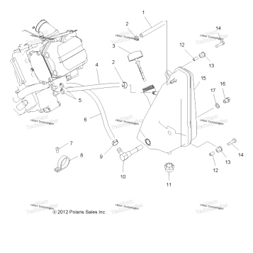 ENGINE, OIL SYSTEM & OIL TANK