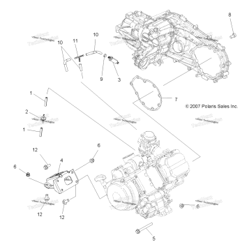 ENGINE, MOUNTING