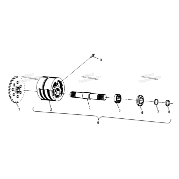 FRONT TIGHTENER 6X6 400L W968740 & 6X6 400L NORWEGIAN