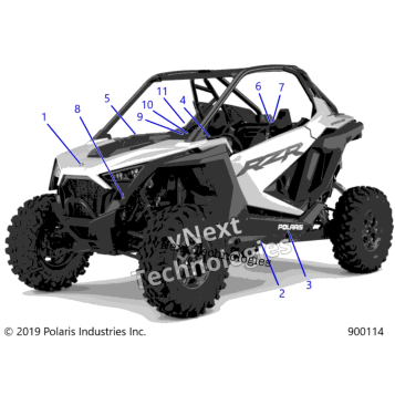 BODY, DECALS, STANDARD