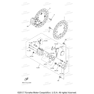 FRONT BRAKE CALIPER