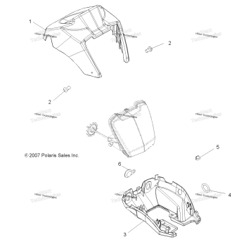BODY, HEADLIGHT POD