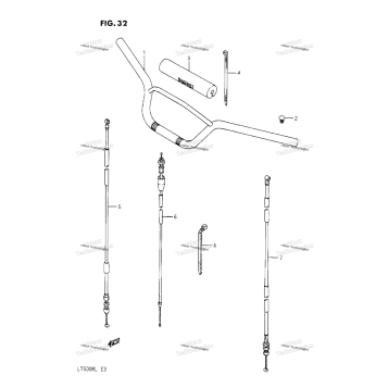 HANDLEBAR-CONTROL CABLE