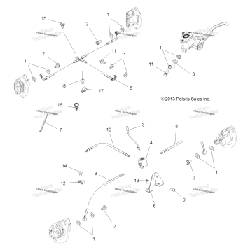 BRAKES, BRAKE LINES