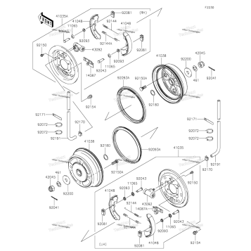 FRONT HUBS/BRAKES