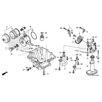 OIL PAN + OIL PUMP