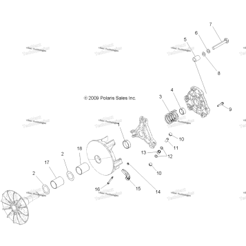 DRIVE TRAIN, PRIMARY CLUTCH