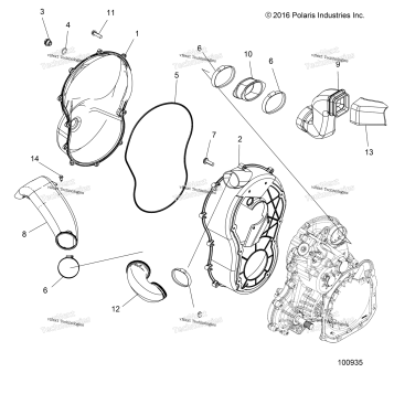 BODY, CLUTCH COVER