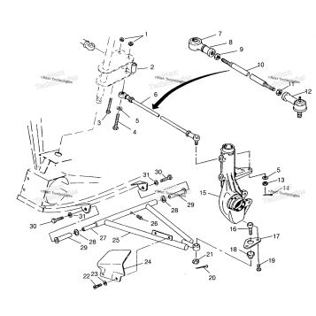 AARM/STRUT MOUNTING XPLORER 4X4