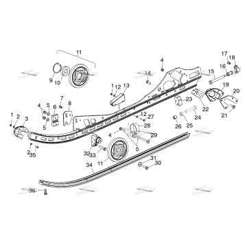 RAIL MOUNTING (4970437043B006)