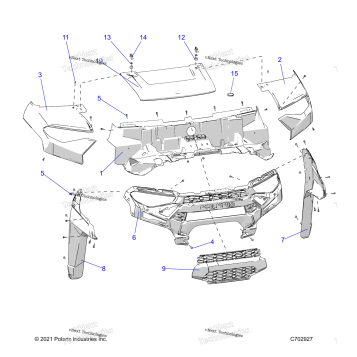 BODY, HOOD AND FRONT FACIA