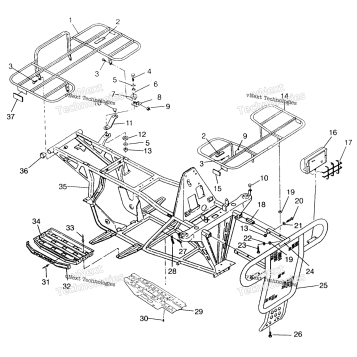 BUMPER/RACK MOUNTING SWEDISH 4X4 400L