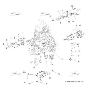 ENGINE, MOUNTING