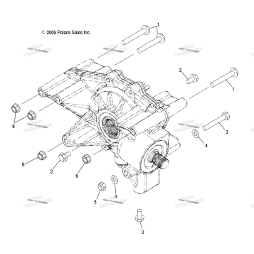 REAR GEARCASE MOUNTING