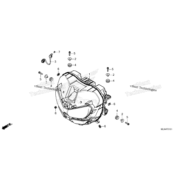 HEADLIGHT (CRF1100A4/D4)