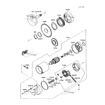 STARTER MOTOR (JS300-A1)