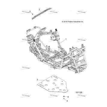 CHASSIS, MAIN FRAME AND SKID PLATE