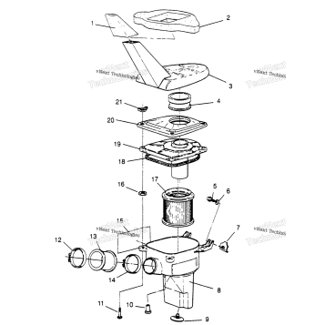 AIR BOX ASSEMBLY 4X4 400L