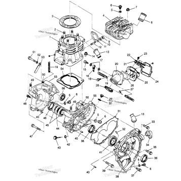 CRANKCASE & CYLINDER SPORT 400L