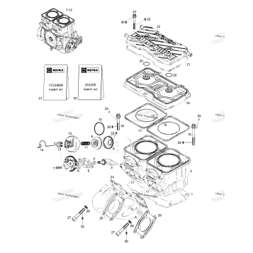 CYLINDER, EXHAUST MANIFOLD
