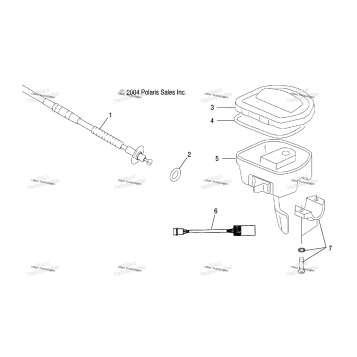 CONTROLS THROTTLE ASM./CABLE /AS/AT/AU/AW