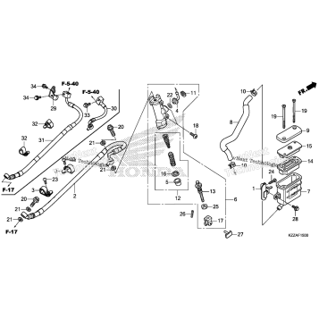 REAR BRAKE MASTER CYLINDER