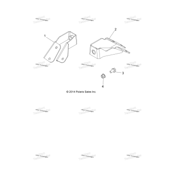 CHASSIS, SEATBELT ANCHORS (49ATVSEATSEATANCR