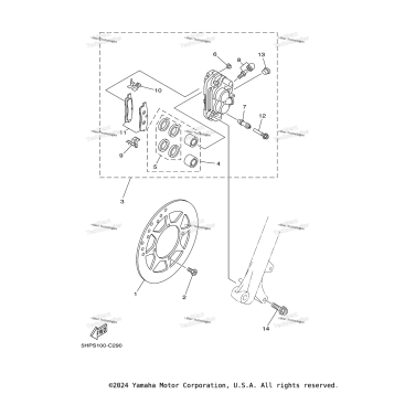 FRONT BRAKE CALIPER