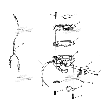 CONTROLS THROTTLE ASM./CABLE SPORTSMAN 4X4